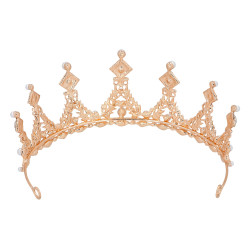 Luxusná kovová čelenka Queen Elizabeth